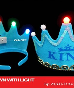 KING CROWN WITH LIGHT