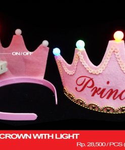PRINCESS CROWN WITH LIGHT