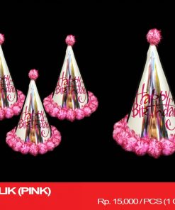 TOPI METALIK (PINK)