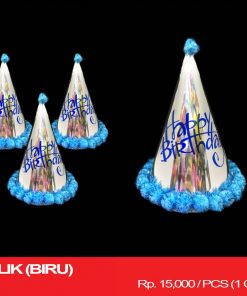 TOPI METALIK (BIRU)