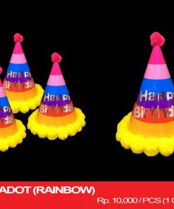 TOPI POLKADOT (RAINBOW)