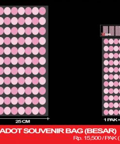 PINK POLKADOT SOUVENIR BAG (KECIL)