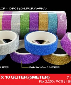 ISOLASI 1/2 X 10 GLITTER (5 METER)