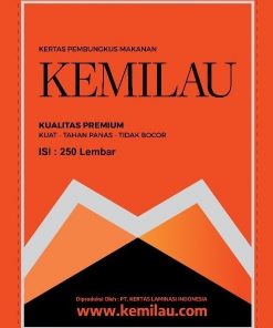 KERTAS NASI KEMILAU ORANGE 250 LBR
